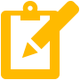 yellow clipboard icon