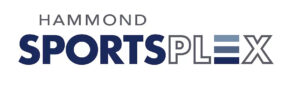 blue and grey Hammond Sportsplex logo