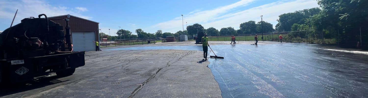 Site Services sealcoating services in Northwest Indiana