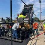 East Chicago Central High School - Tennis Court Paving