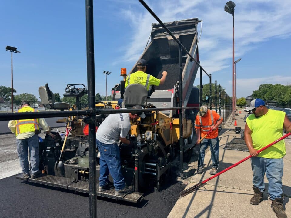 East Chicago Central High School - Tennis Court Paving